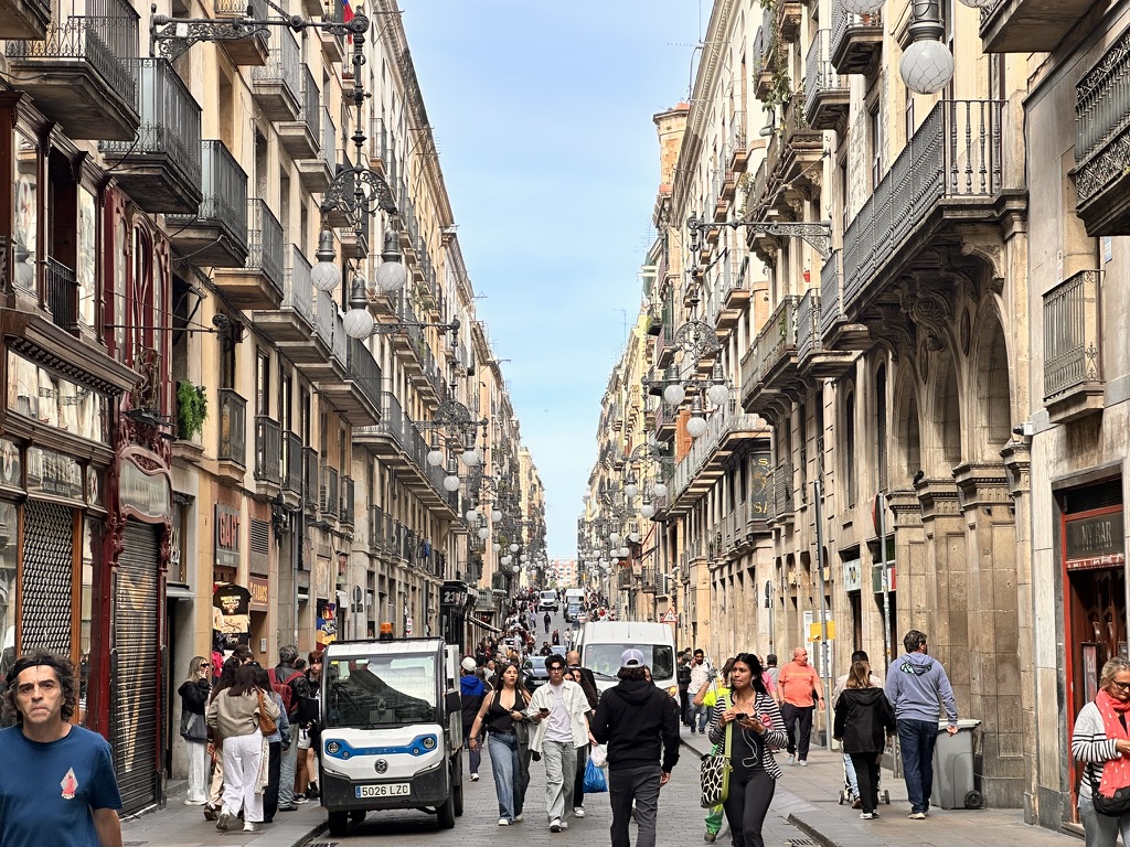 A Barcelona street during ICASSP 2026